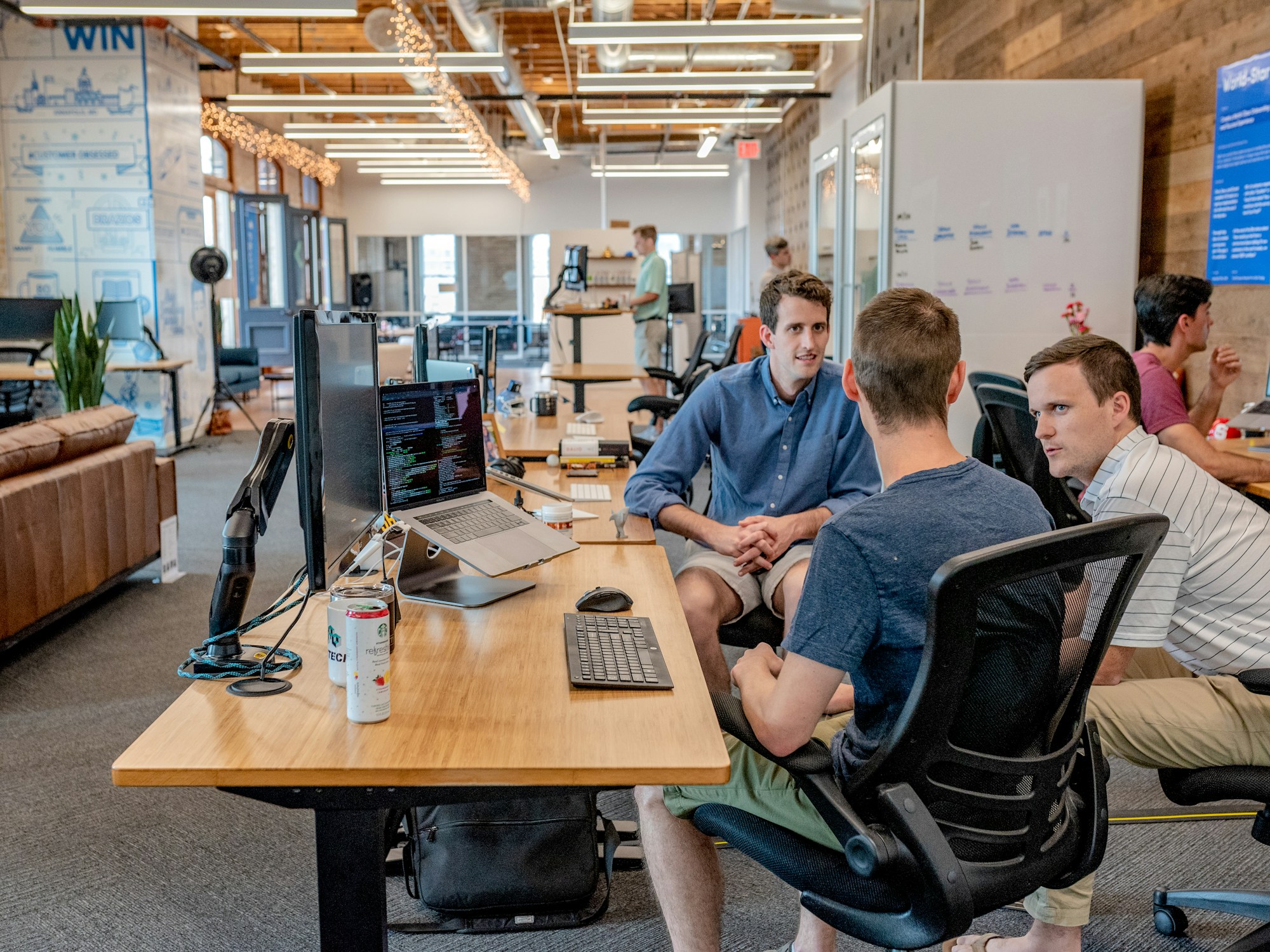Team review of a communications brief